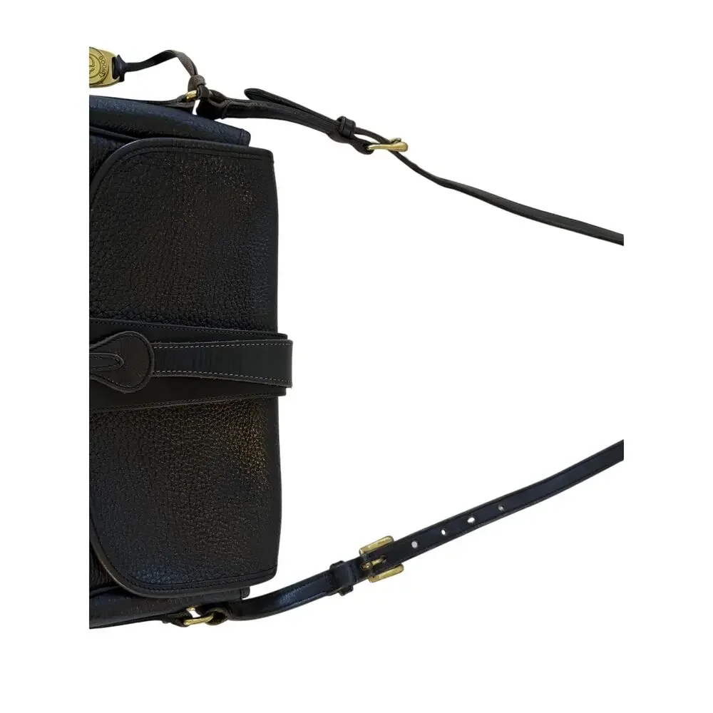 Dooney & Bourke Leather Equestrian Crossbody Bag Black Vintage - Picture 7 of 16